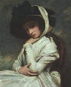 Lady Hamilton in a Straw Hat George Romney